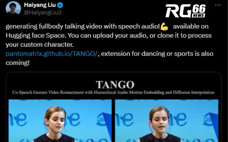 Khả năng mô phỏng thực tế của TANGO