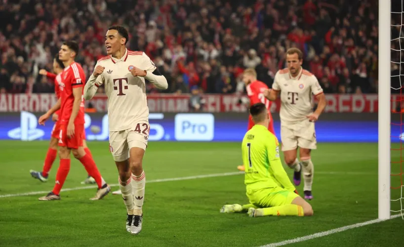 Musiala ghi bàn giúp München giành chiến thắng tối thiểu 1-0 trước Benfica