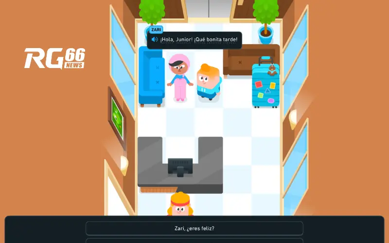 Tính năng Adventures trên Duolingo