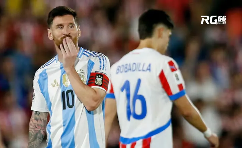 Messi và Argentina thất bại 1-2 trước Paraguay