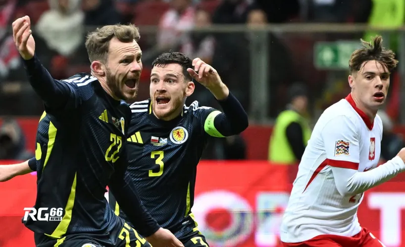 Scotland giành chiến thắng 2-1 trước Ba Lan tại Warsaw