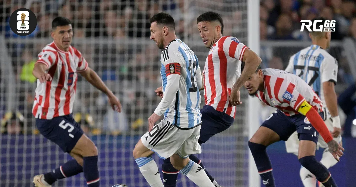 Messi và Argentina thất bại 1-2 trước Paraguay