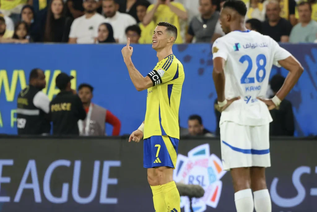 Ronaldo và CLB Al Nassr vừa có trận hòa tỷ số 1-1 trước kình địch Al Hilal tại vòng 9 giải Saudi Pro League ngày 2.11