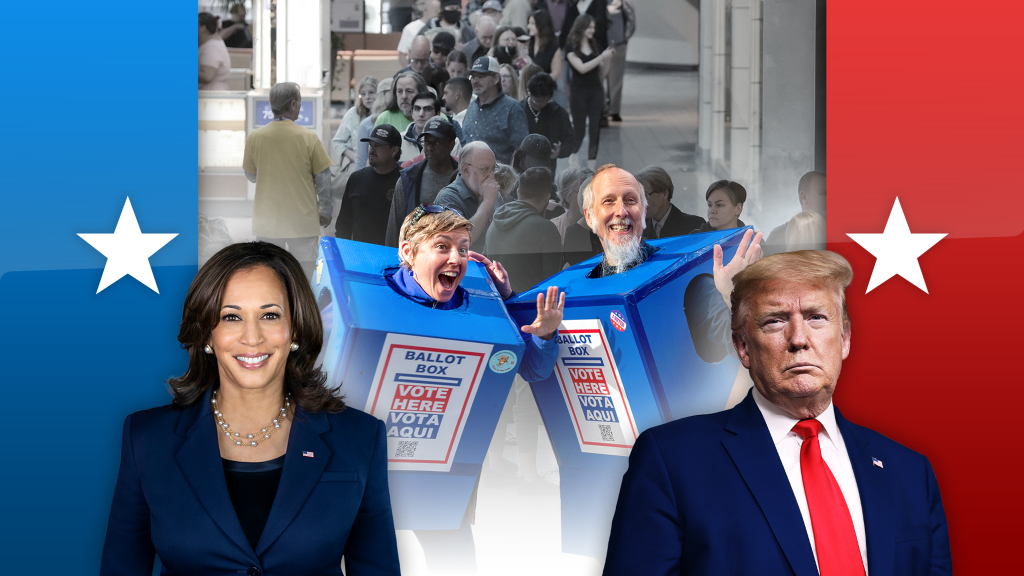 Kamala Harris và Donald Trump đang tranh giành phiếu bầu trong cuộc bầu cử Hoa Kỳ năm 2024 - Andy có thể có những cuộc đấu tranh pháp lý về việc hòa giải các lá phiếu sau khi tôi kết thúc