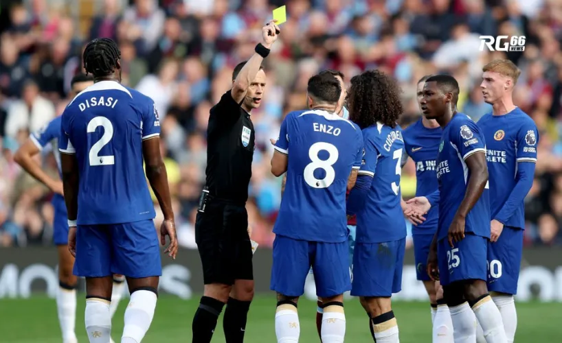Chelsea đã phá kỷ lục về số thẻ phạt trong một năm lịch vào năm 2023