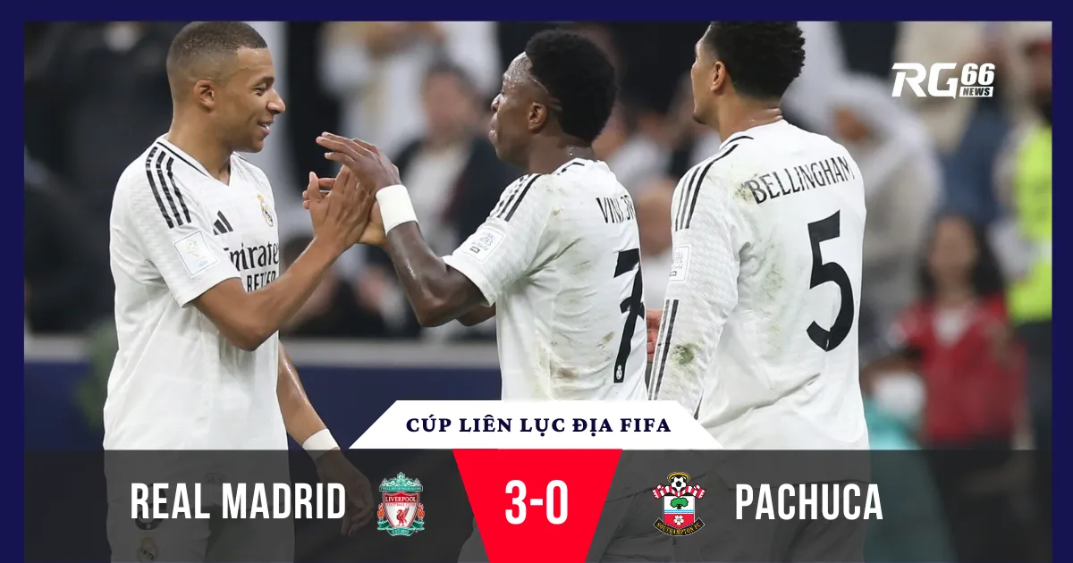 Real Madrid 3-0 Pachuca: Mbappe lập công, đoạt Cúp Liên lục địa FIFA 2024