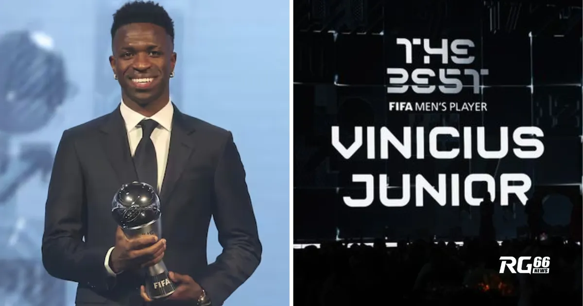 Vinicius Junior giành giải Cầu thủ nam xuất sắc nhất FIFA 2024