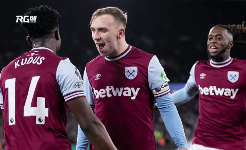West Ham thắng Wolves 2-1, giành 3 điểm quan trọng