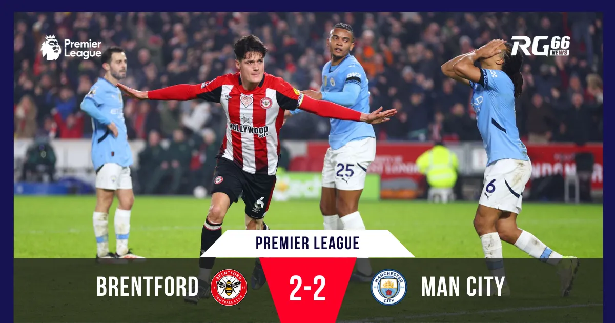 Norgaard cản bước Man City với bàn gỡ phút bù giờ kịch tính