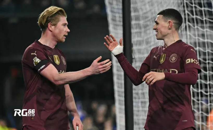 e Bruyne và Foden lại kết hợp ăn ý, ghi bàn thắng thứ 2 cho Man City