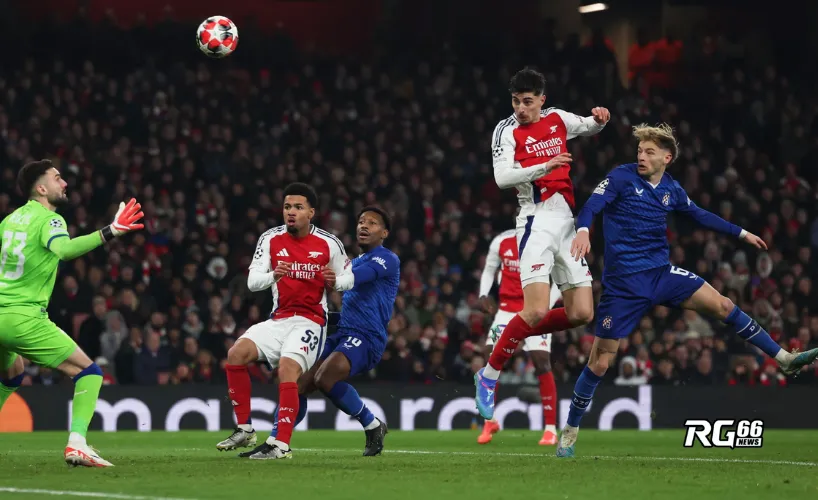 Kai Havertz ghi bàn nhân đôi cách biệt cho Arsenal
