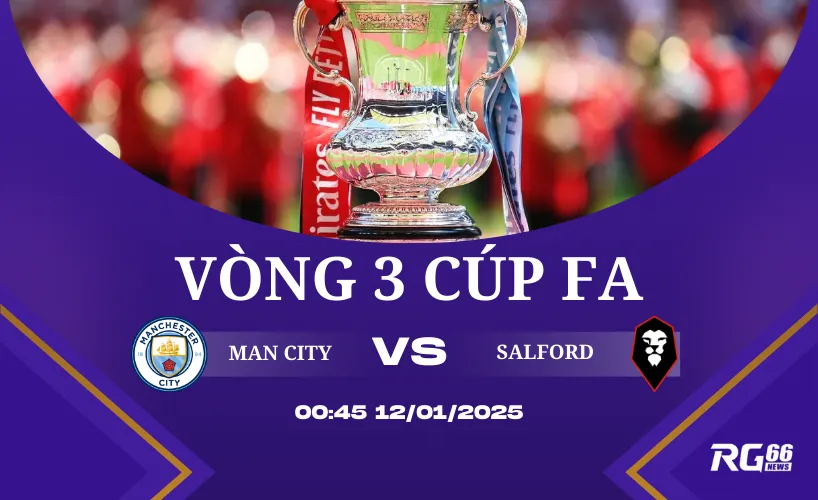 Man City có thể "giải mã" Salford tại vòng 3 FA Cup?