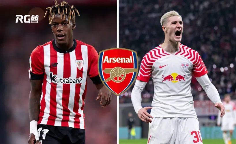 Arsenal gặp khó khăn với Nico Williams và Benjamin Sesko
