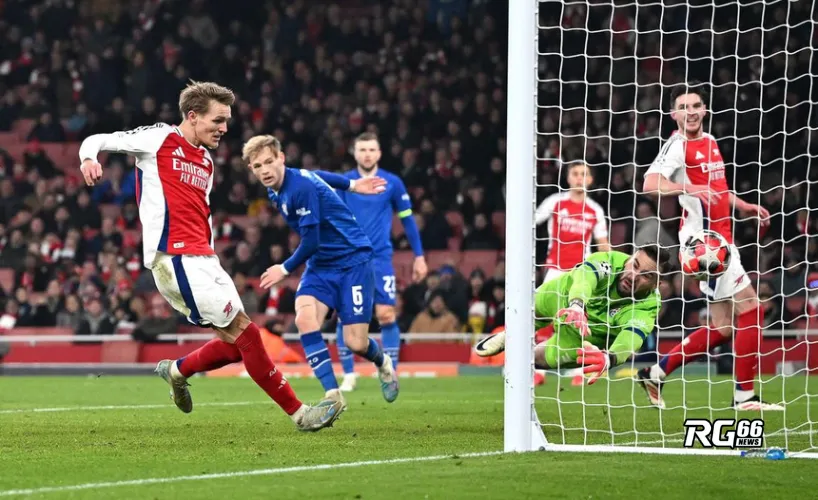 Ødegaard hoàn tất chiến thắng 3-0 cho Arsenal