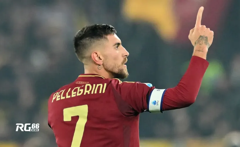 Pellegrini ghi bàn mở tỷ số, giúp Roma dẫn trước