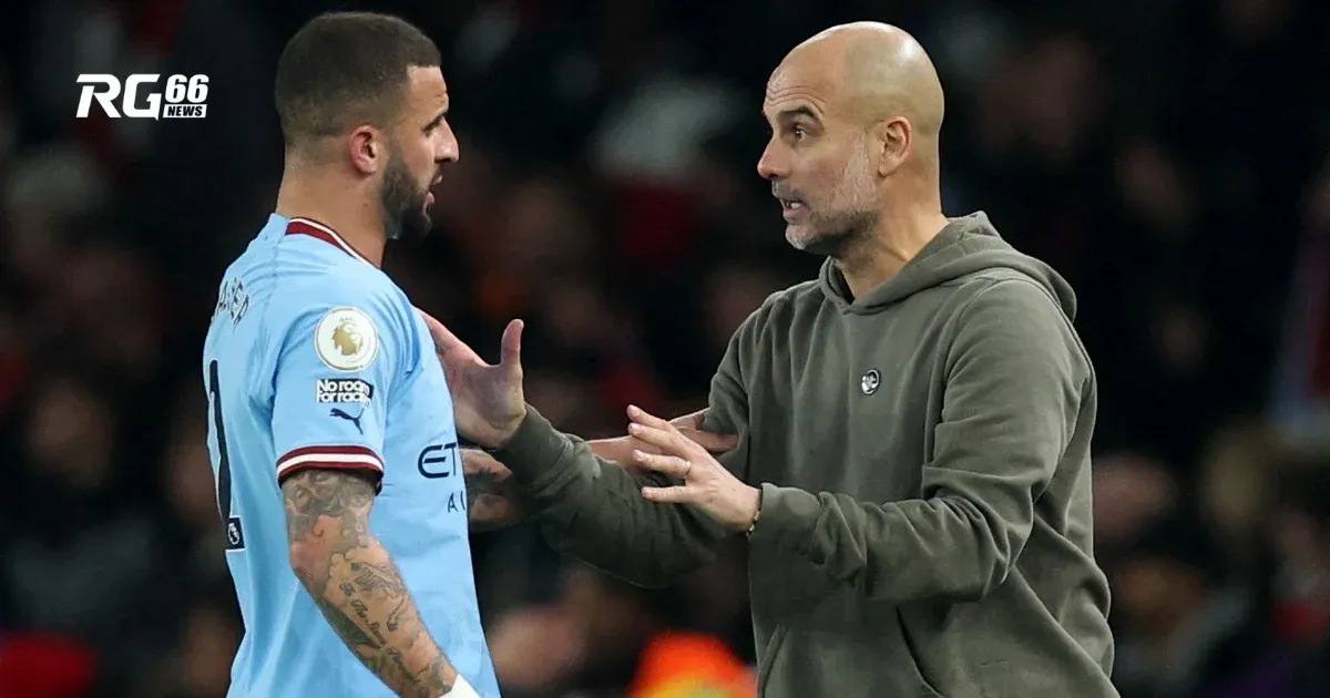 Pep Guardiola chưa quyết định về tương lai của Kyle Walker