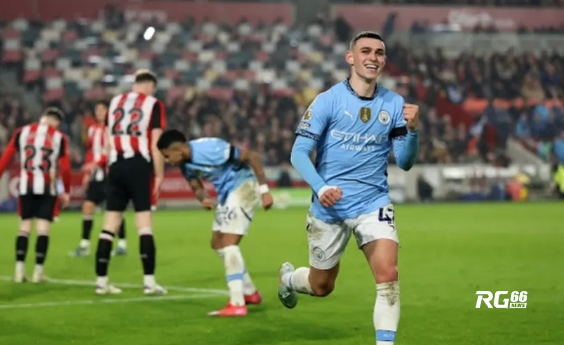 Trận đấu giữa Brentford và Man City kịch tính đến phút cuối