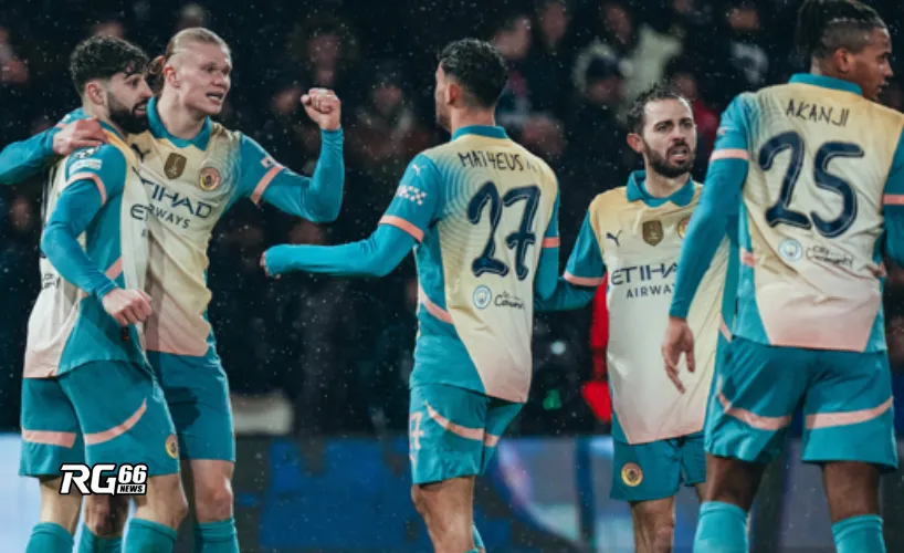 Man City vươn lên dẫn trước PSG