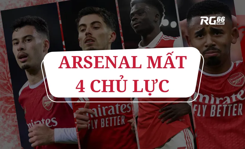 Mất 4 chân sút chủ lực, Arsenal sẽ thiếu hụt gì?