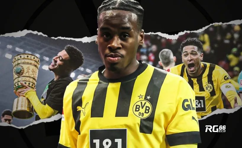 Jamie Gittens được so sánh với Jude Bellingham và Jadon Sancho