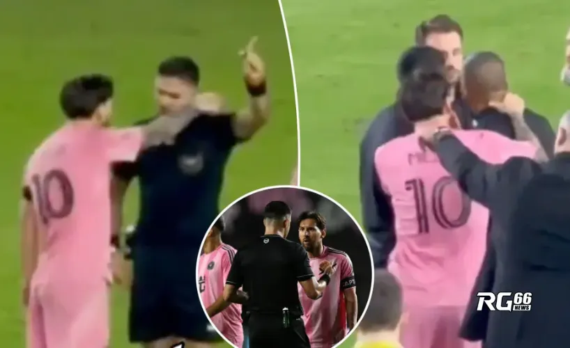 Lionel Messi bị phạt vì hành động túm cổ trợ lý HLV đối thủ