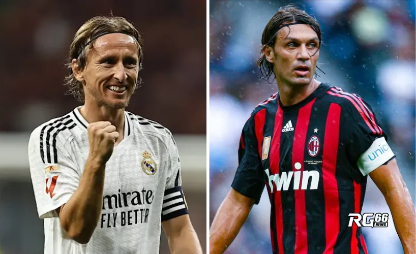 Ancelotti so sánh Modric với Paolo Maldini