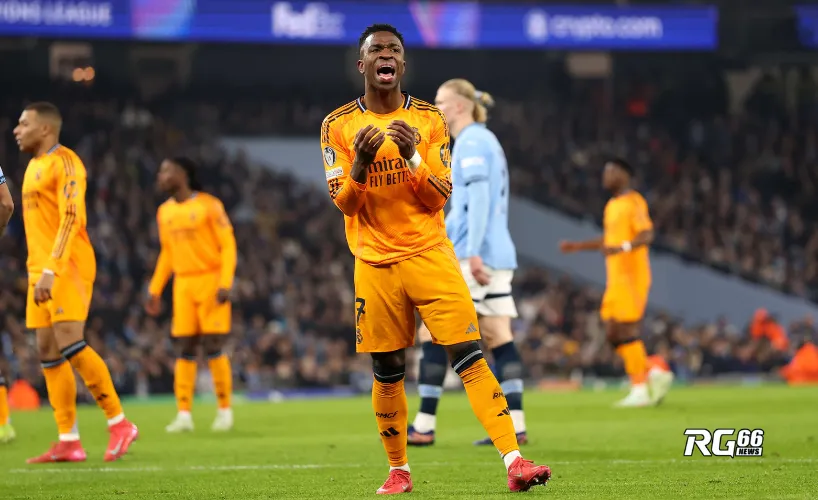 Vinicius Junior tận hưởng khoảnh khắc khi Real Madrid giành chiến thắng