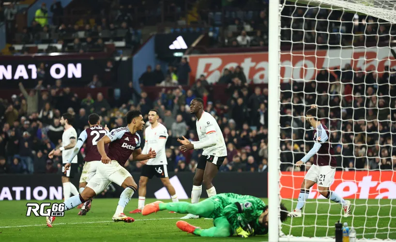 Watkins đưa Villa vươn lên dẫn trước, Liverpool chật vật tìm bàn gỡ