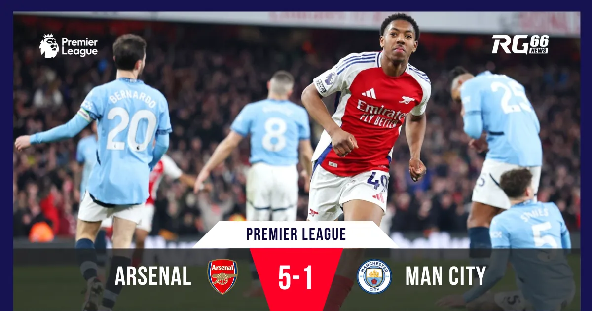 Arsenal "làm gỏi" Man City, các tài năng trẻ tỏa sáng