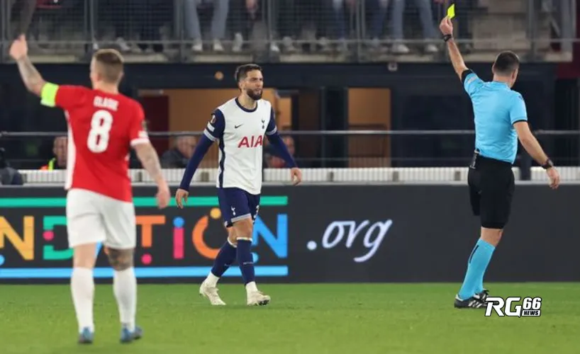 Tình trạng của Spurs trở nên tồi tệ khi Bentancur nhận thẻ vàng