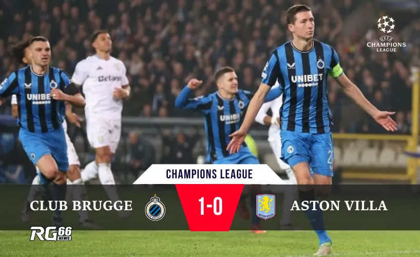 Aston Villa quyết phục thù Club Brugge sau trận thua tại vòng bảng