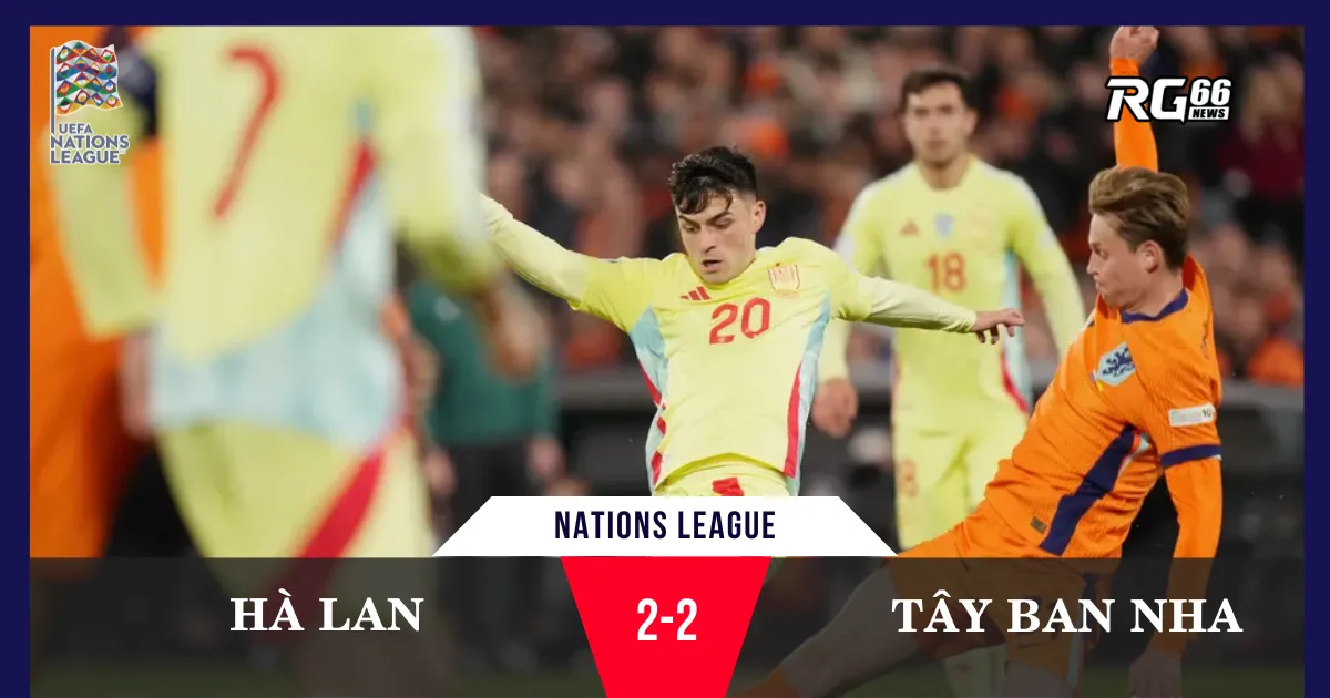 Nations League - Tây Ban Nha hòa Hà Lan nhờ bàn thắng của Merino