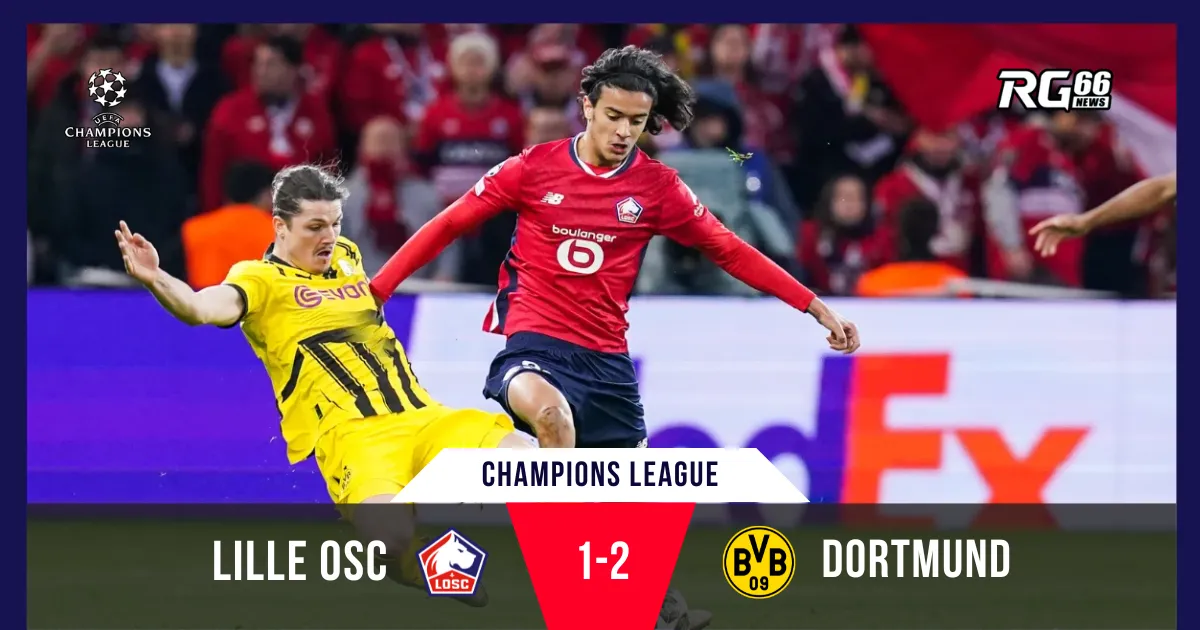 Dortmund ngược dòng hạ Lille, chạm trán Barcelona ở tứ kết C1