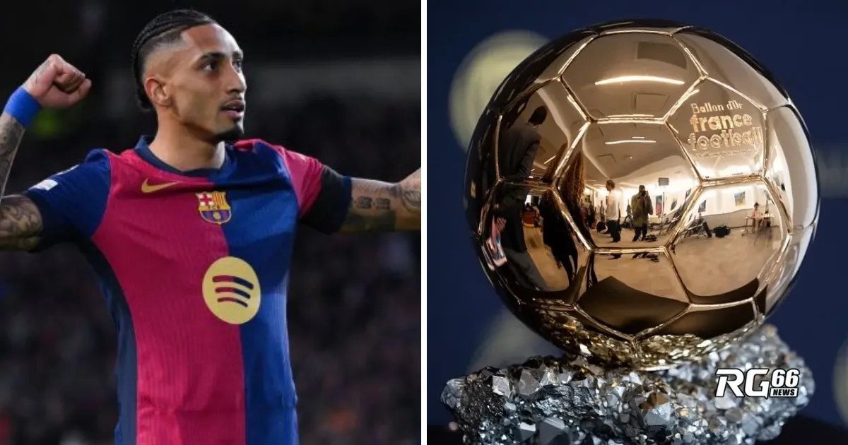 Raphinha dẫn đầu cuộc đua Ballon d'Or, vượt Salah và Kane