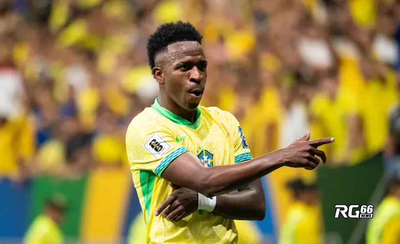Vinícius Júnior ghi bàn phút bù giờ giúp Brazil giành chiến thắng