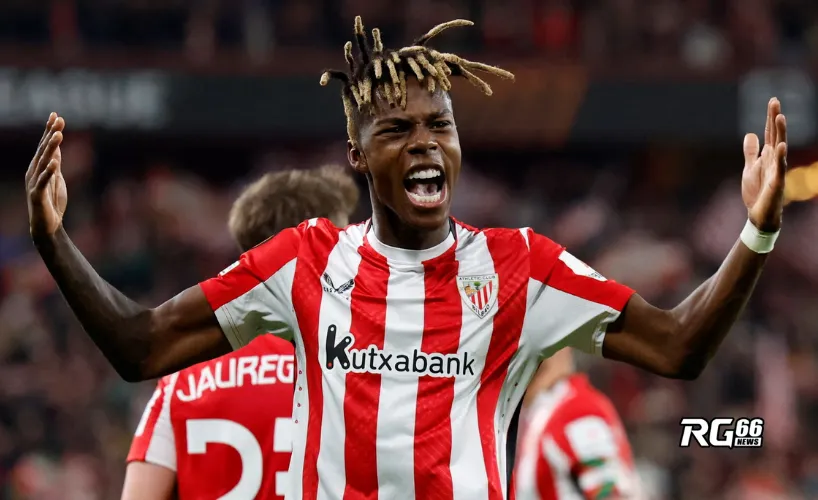 Phản ứng của Williams sau khi ghi bàn thắng thứ 3 cho Athletic