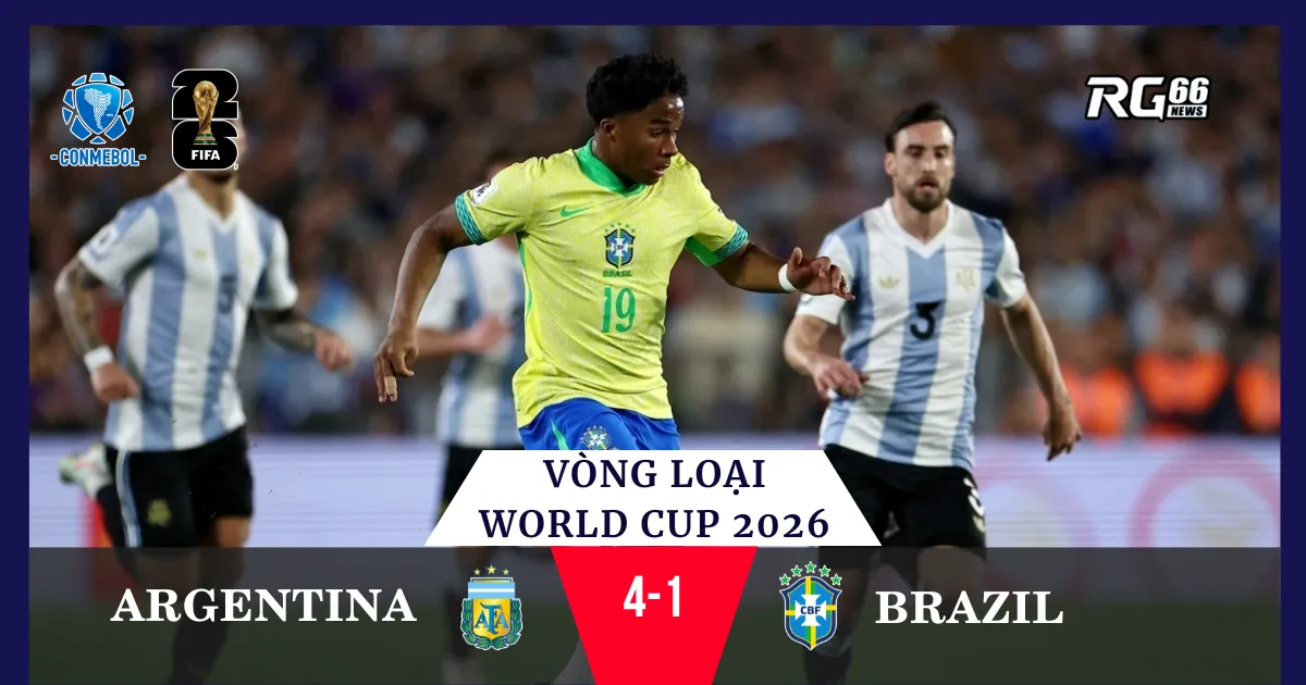 Argentina hạ gục Brazil, xác nhận vé dự World Cup 2026