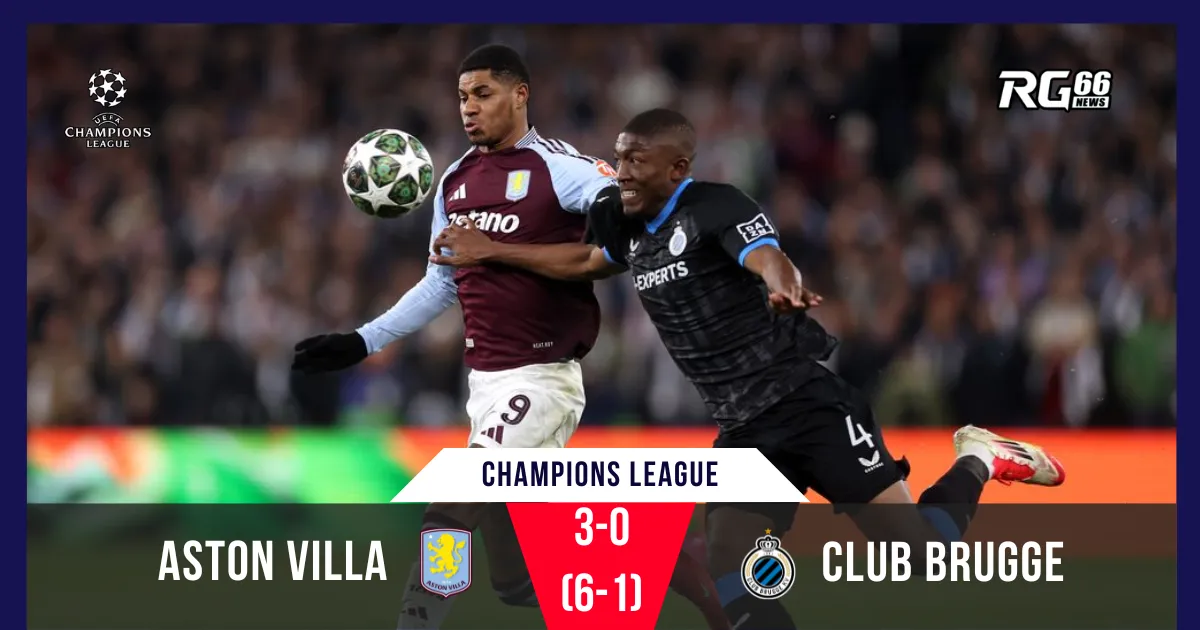 Asensio lập cú đúp, Aston Villa vào tứ kết Champions League