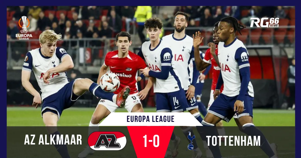 Tottenham thua AZ Alkmaar: Bergvall phản lưới, hy vọng mong manh