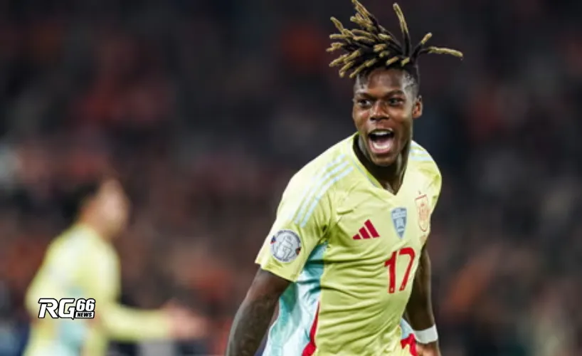 Nico Williams mở tỷ số sớm cho Tây Ban Nha