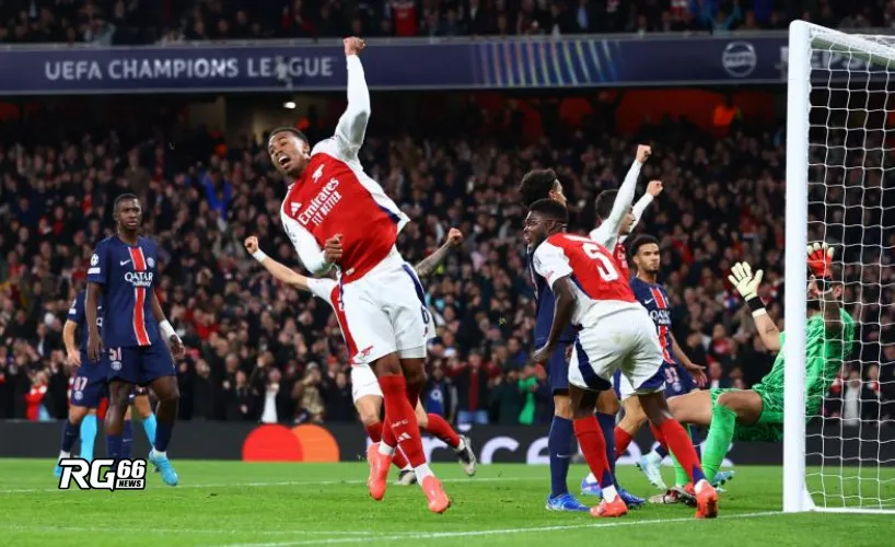 Arsenal giành chiến thắng 2-0 trước PSG trong lần đụng độ gần nhất