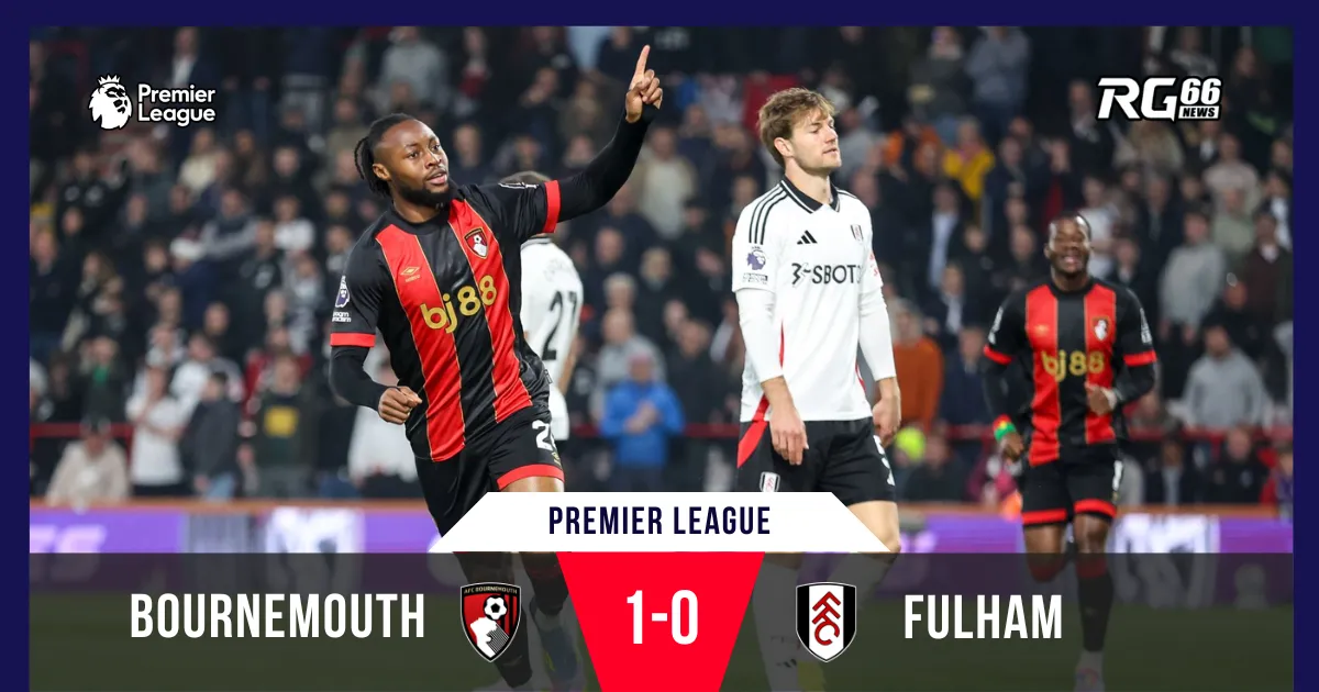 Semenyo nổ súng chớp nhoáng, Bournemouth khuấy động top 8