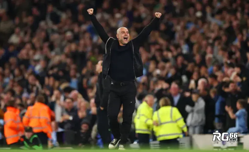 Guardiola vui mừng với chiến thắng quan trọng