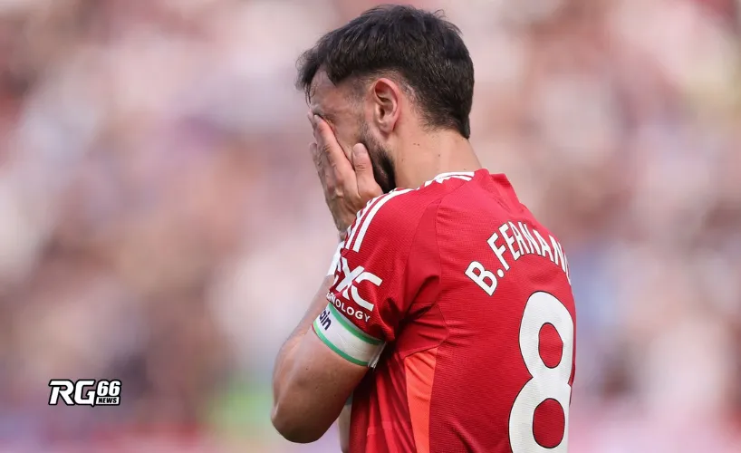 Bruno Fernandes thất vọng sau trận thua trước West Ham