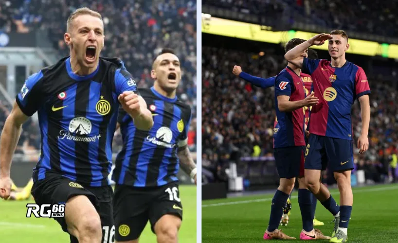 Phong độ hiện tại của Inter và Barca
