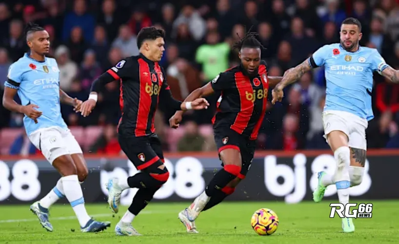 Man City vừa đánh bại Bournemouth, thành công vươn lên Top 3 Premier League