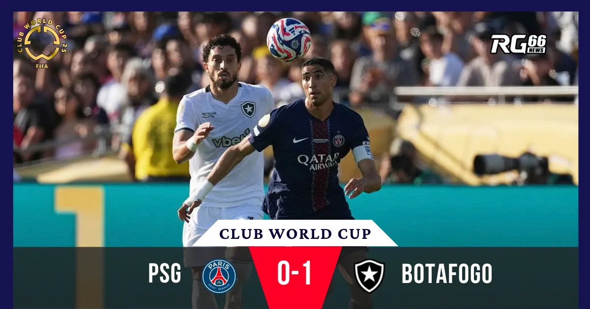 Botafogo quật ngã PSG, tiến gần vé vào vòng 16 đội Club World Cup