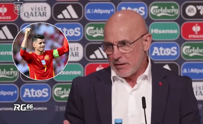 De la Fuente lên tiếng bảo vệ đội trưởng Morata sau trận đấu