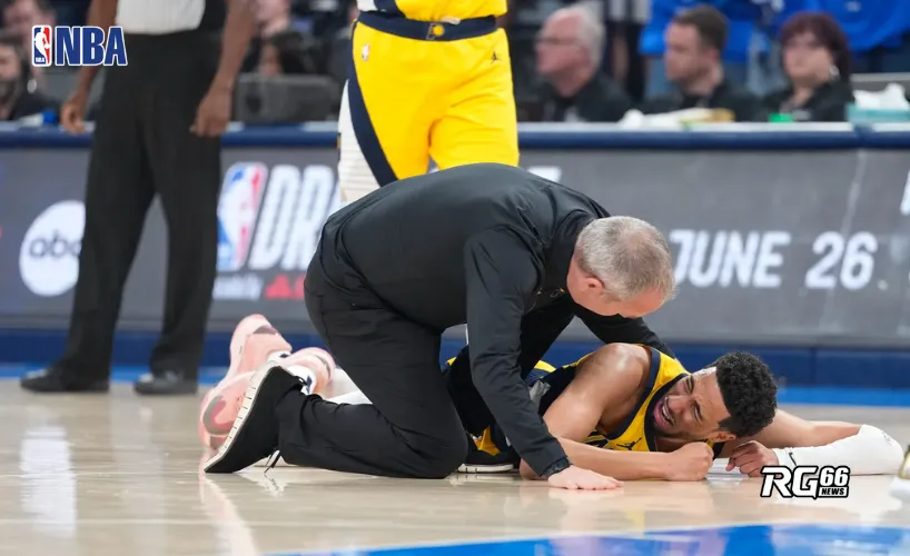Tyrese Haliburton bị chấn thương trong hiệp 1 Game 7 NBA Finals 2025