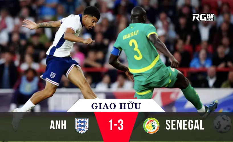 Thất bại 3-1 trước Senegal là dấu hiệu tuyển Anh đang sa sút nghiêm trọng